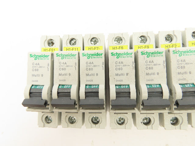 Schneider Electric 24428 Circuit Breaker 4A 300V Lot of 12