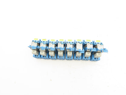 Finder 94.03 Terminal Relay Socket 24V Coil Lot of 8