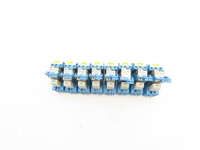 Finder 94.03 Terminal Relay Socket 24V Coil Lot of 8