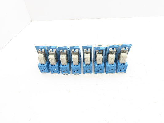 Finder 94.03 Terminal Relay Socket 24V Coil Lot of 8