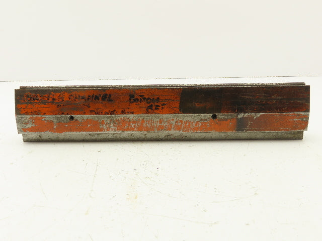 Press Brake Die 14-3/4" Long 30° V 1/2" W 3/4" D 2-5/16" H 1/2" Tang