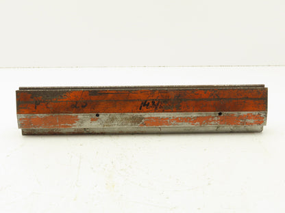 Press Brake Die 14-3/4" Long 30° V 1/2" W 3/4" D 2-5/16" H 1/2" Tang