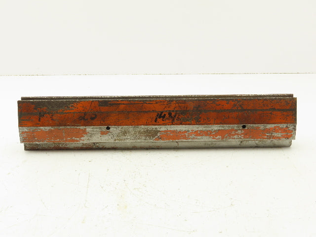Press Brake Die 14-3/4" Long 30° V 1/2" W 3/4" D 2-5/16" H 1/2" Tang
