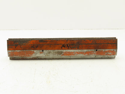 Press Brake Die 14-3/4" Long 30° V 1/2" W 3/4" D 2-5/16" H 1/2" Tang