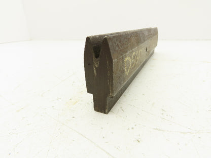 Press Brake Die 11" Long 30° V 7/16" W 5/8" D 1-3/8" H 1/2" Tang