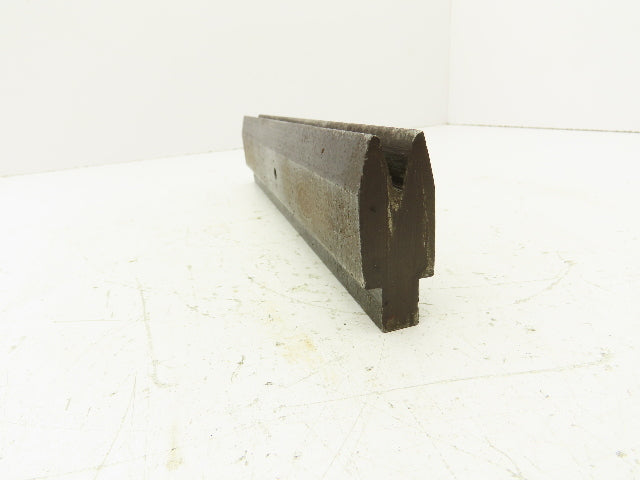 Press Brake Die 11" Long 30° V 7/16" W 5/8" D 1-3/8" H 1/2" Tang