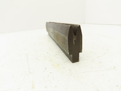 Press Brake Die 11" Long 30° V 7/16" W 5/8" D 1-3/8" H 1/2" Tang