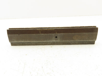 Press Brake Die 11" Long 30° V 7/16" W 5/8" D 1-3/8" H 1/2" Tang