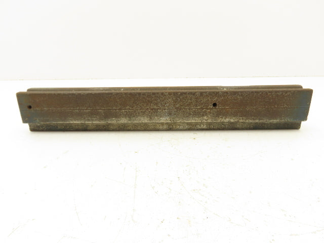 Press Brake Die 15-5/8" Long 90° V 9/16" W 5/16" D 1-3/4" H 1/2" Tang