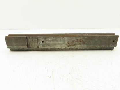 Press Brake Die 15-5/8" Long 90° V 9/16" W 5/16" D 1-3/4" H 1/2" Tang
