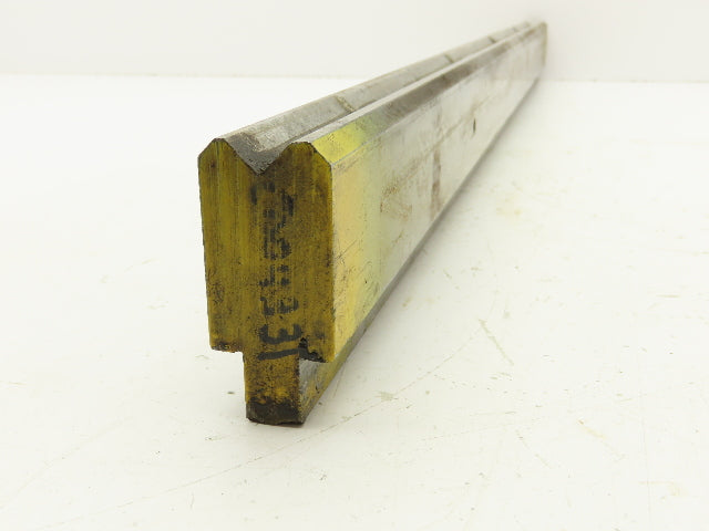 Press Brake Die 29-7/8" Long 90° V 1/2" W 1/4" D 1-3/4" H 1/2" Tang