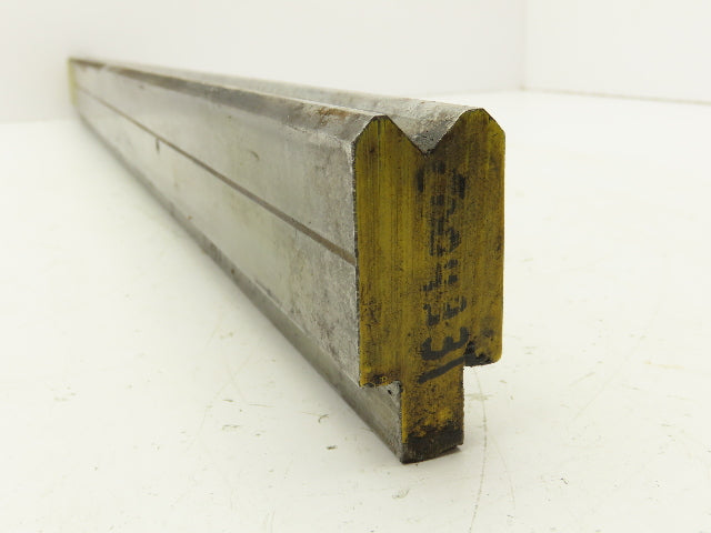 Press Brake Die 29-7/8" Long 90° V 1/2" W 1/4" D 1-3/4" H 1/2" Tang