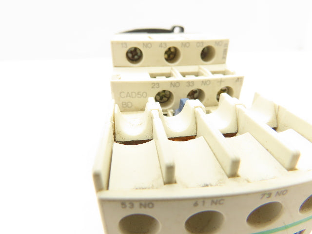 Schneider Electric CAD50 Contactor Auxiliary Block 24V LADN31 Coil Lot of 2
