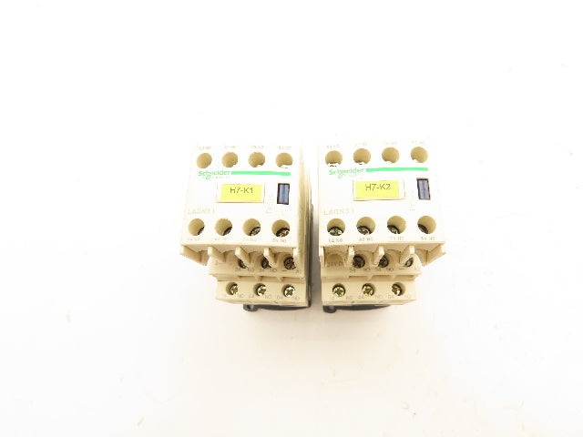 Schneider Electric CAD50 Contactor Auxiliary Block 24V LADN31 Coil Lot of 2