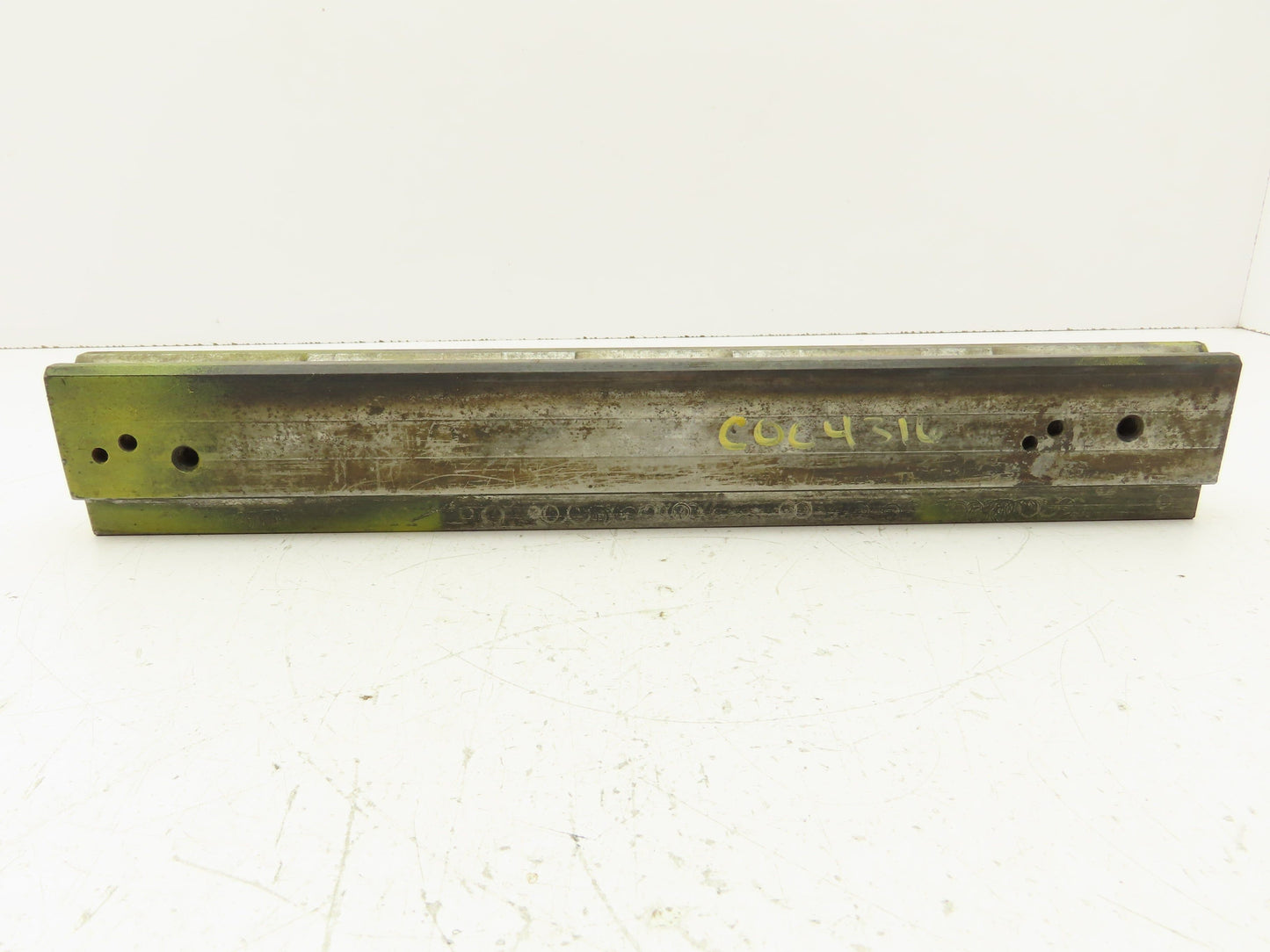 Press Brake Die 15-1/4" Long 90° V 7/16" W 1/4" D 1-3/4" H 1/2" Tang