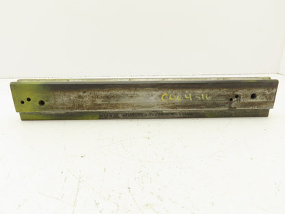 Press Brake Die 15-1/4" Long 90° V 7/16" W 1/4" D 1-3/4" H 1/2" Tang