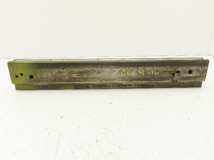 Press Brake Die 15-1/4" Long 90° V 7/16" W 1/4" D 1-3/4" H 1/2" Tang