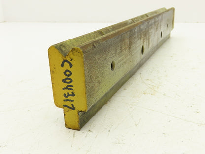 Press Brake Die 15-7/8" Long 90° V 9/16" W 1/4" D 1-3/4" H 1/2" Tang