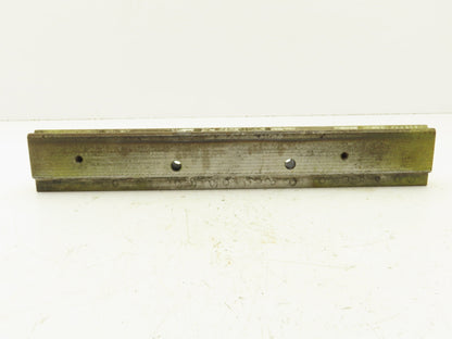 Press Brake Die 15-7/8" Long 90° V 9/16" W 1/4" D 1-3/4" H 1/2" Tang