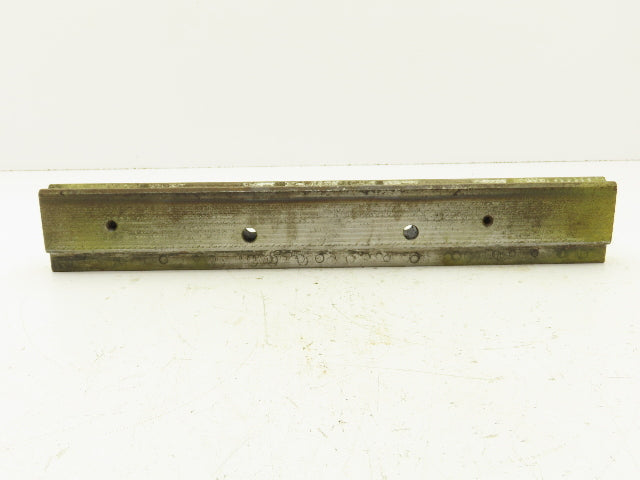 Press Brake Die 15-7/8" Long 90° V 9/16" W 1/4" D 1-3/4" H 1/2" Tang