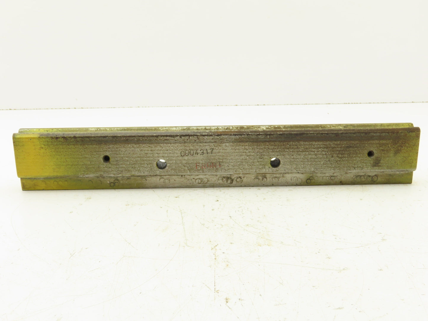 Press Brake Die 15-7/8" Long 90° V 9/16" W 1/4" D 1-3/4" H 1/2" Tang