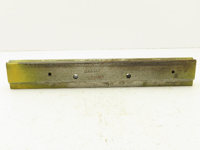 Press Brake Die 15-7/8" Long 90° V 9/16" W 1/4" D 1-3/4" H 1/2" Tang
