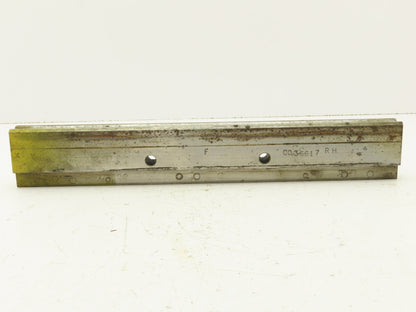 Press Brake Die 15-3/8" Long 90° V 1/2" W 1/4" D 1-3/4" H 1/2" Tang