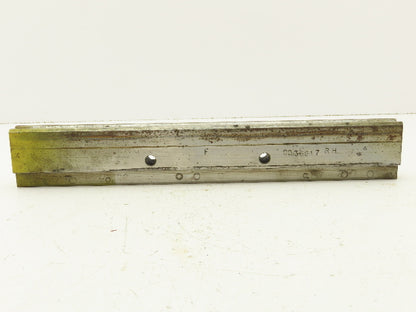 Press Brake Die 15-3/8" Long 90° V 1/2" W 1/4" D 1-3/4" H 1/2" Tang