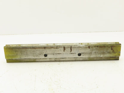 Press Brake Die 15-3/8" Long 90° V 1/2" W 1/4" D 1-3/4" H 1/2" Tang