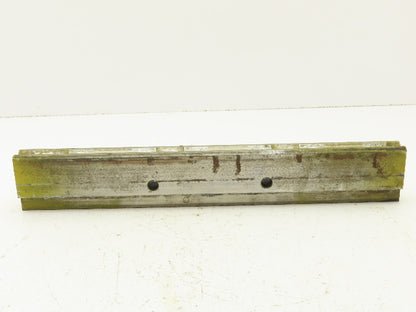 Press Brake Die 15-3/8" Long 90° V 1/2" W 1/4" D 1-3/4" H 1/2" Tang