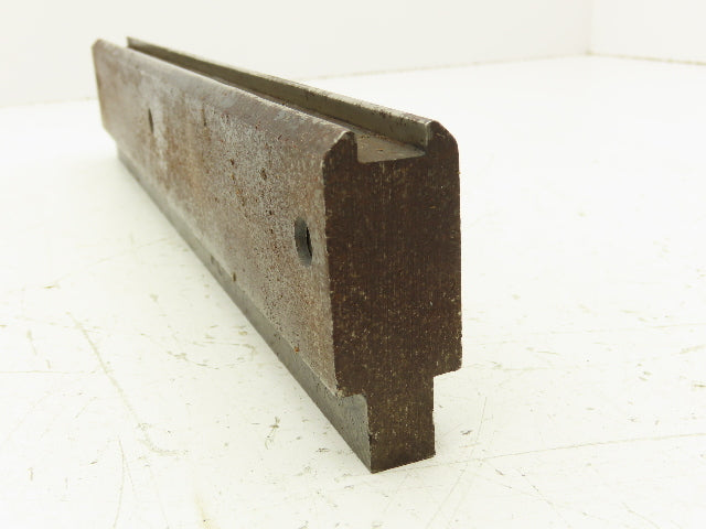 Press Brake Die 13-1/8" Long 7/16" W U Bend 3/16" D 1-3/4" H 1/2" Tang