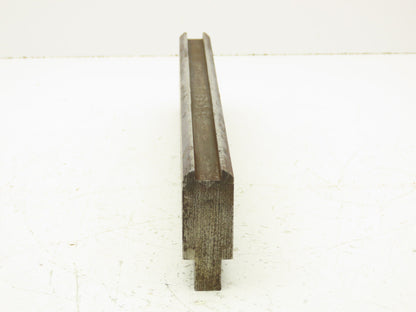 Press Brake Die 13-1/8" Long 7/16" W U Bend 3/16" D 1-3/4" H 1/2" Tang