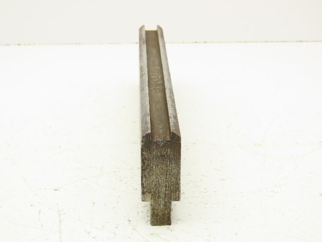 Press Brake Die 13-1/8" Long 7/16" W U Bend 3/16" D 1-3/4" H 1/2" Tang