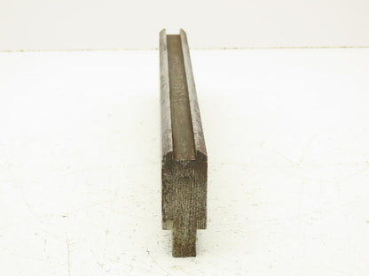 Press Brake Die 13-1/8" Long 7/16" W U Bend 3/16" D 1-3/4" H 1/2" Tang