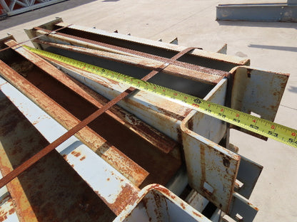 48"L x 8"W  Cantilever Rack Arm Support No Lip Square Pin Type Gray