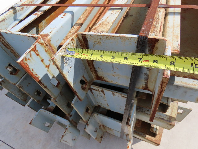 48"L x 8"W  Cantilever Rack Arm Support No Lip Square Pin Type Gray