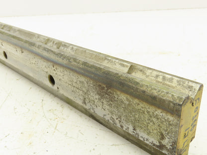 Press Brake Die 15-3/8" Long 90° V 1/2" W 1/4" D 1-3/4" H 1/2" Tang