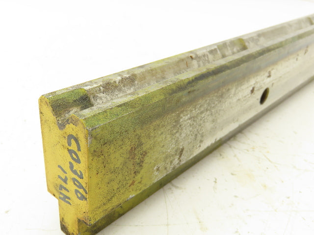 Press Brake Die 15-3/8" Long 90° V 1/2" W 1/4" D 1-3/4" H 1/2" Tang
