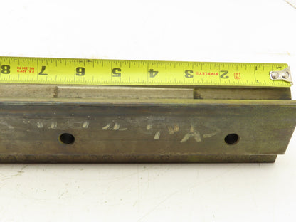 Press Brake Die 16-7/8" Long 90° V 1/2" W 1/4" D 1-3/4" H 1/2" Tang