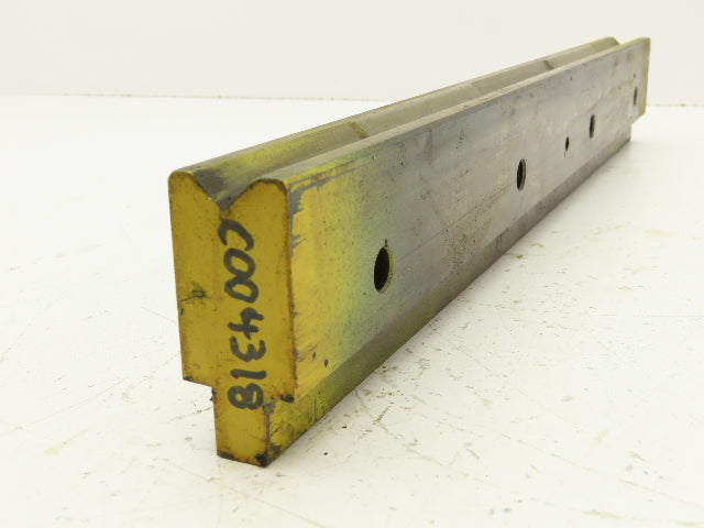 Press Brake Die 16-7/8" Long 90° V 1/2" W 1/4" D 1-3/4" H 1/2" Tang