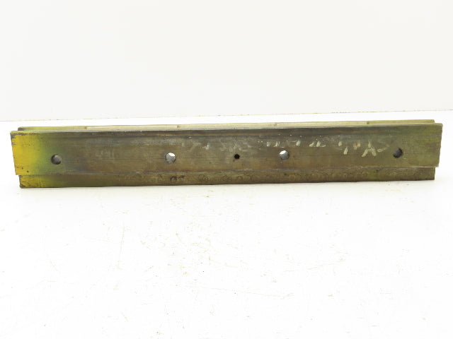 Press Brake Die 16-7/8" Long 90° V 1/2" W 1/4" D 1-3/4" H 1/2" Tang