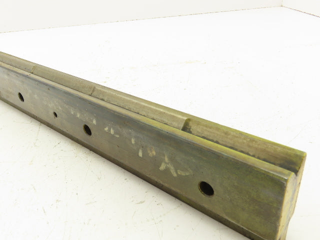 Press Brake Die 16-7/8" Long 90° V 1/2" W 1/4" D 1-3/4" H 1/2" Tang