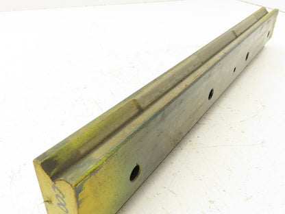 Press Brake Die 16-7/8" Long 90° V 1/2" W 1/4" D 1-3/4" H 1/2" Tang