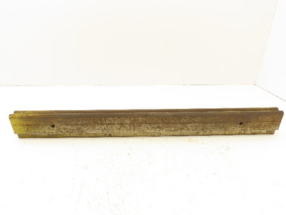 Press Brake Die 22-7/8" Long 90° V 1/2" W 7/32" D 1-3/4" H 1/2" Tang