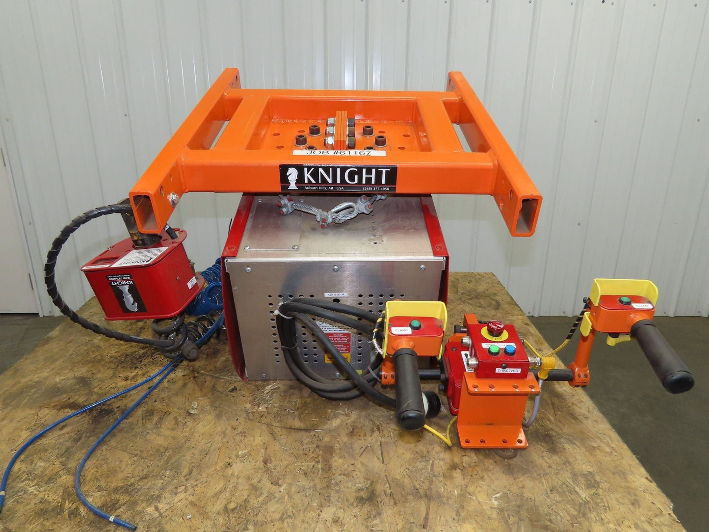 Knight KSH750-2301 750 Lb Servo Chain Hoist Air Load Balancer 240V 1PH