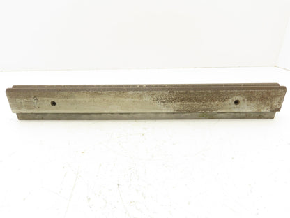 Press Brake Die 16-5/8" Long 90° V 5/16" W 3/16" D 1-9/16" H 1/2" Tang