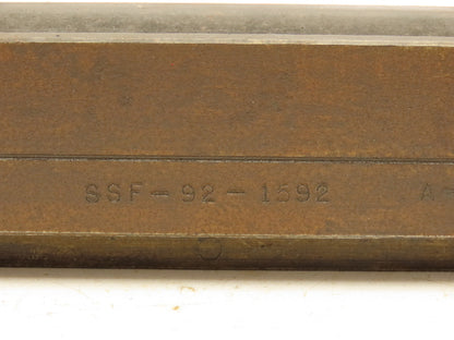 Press Brake Die 19-7/8" L 3/4" Round U Bend 1-1/8" W 3/8" D 2-1/4" H 1/2" Tang