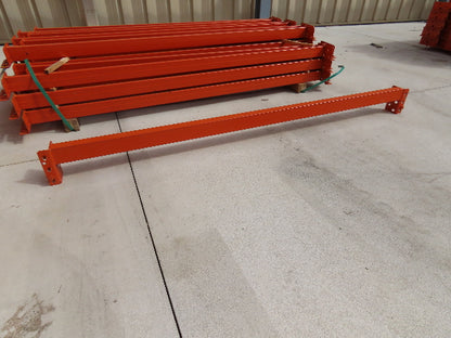Interlake 72"x 2-3/4" Teardrop Pallet Racking Rack Step Beam Crossmember 3990Lb