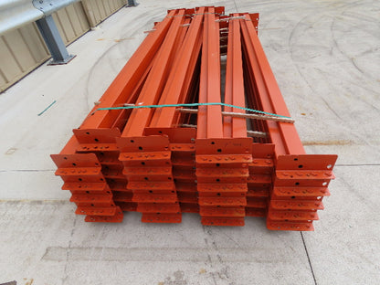 Interlake 84"x 4" Teardrop Pallet Racking Rack Step Beam Crossmember 6010Lb