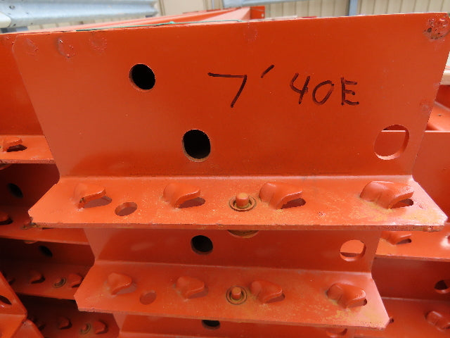 Interlake 84"x 4" Teardrop Pallet Racking Rack Step Beam Crossmember 6010Lb